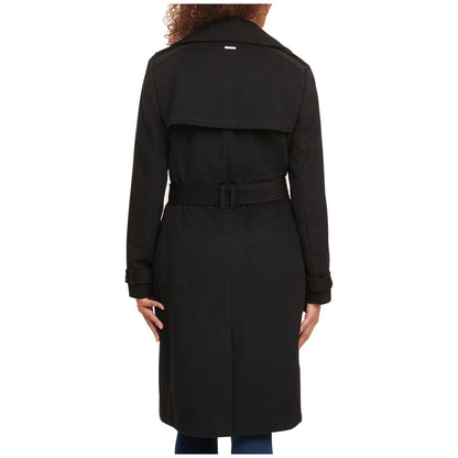 DKNY Women's Wool Coat Black