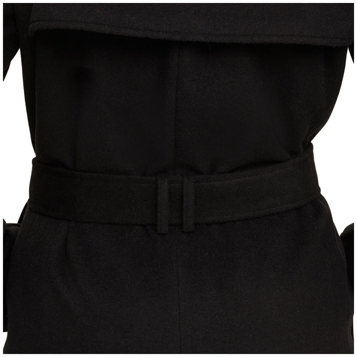 DKNY Women's Wool Coat Black