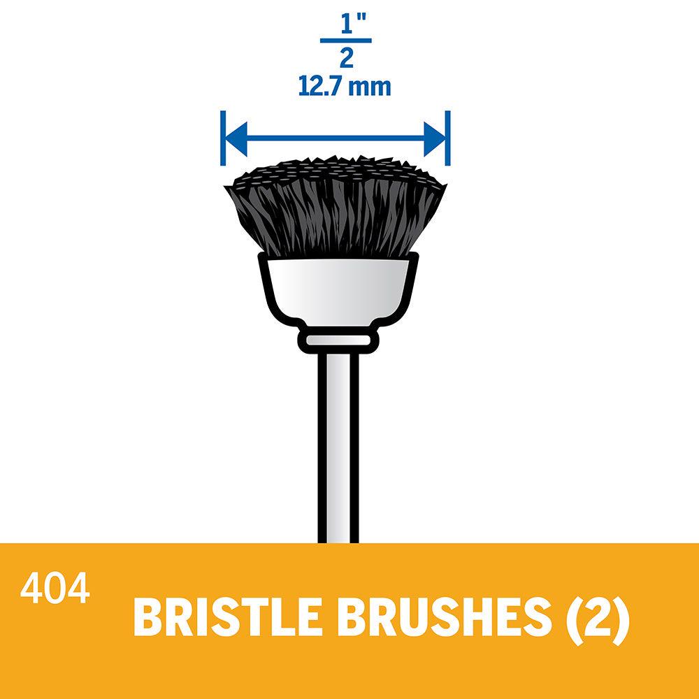DREMEL 13mm Bristle Brush (404-2) 2 - Piece 26150404AA