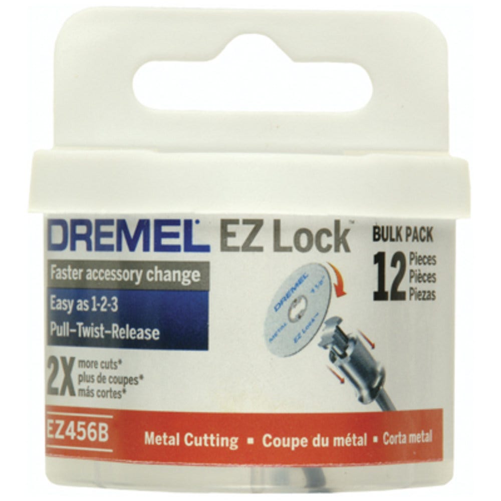 DREMEL EZ456B EZ Lock Metal Cut Off Disc 38.1mm - 12 Piece