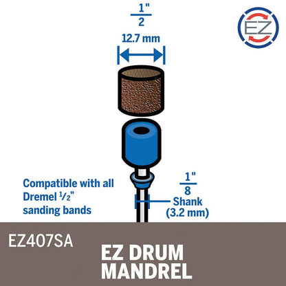 DREMEL EZ Lock Sanding Mandrel (EZ407) 2615E407AB
