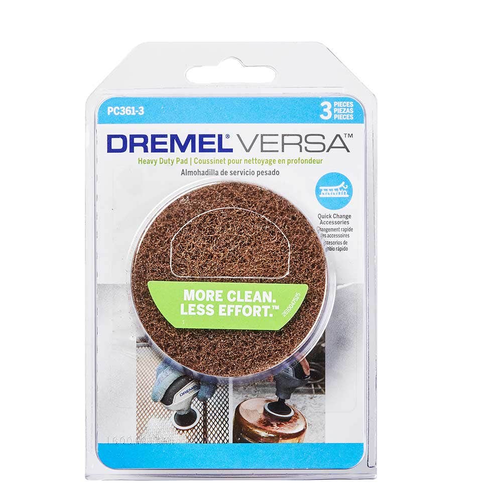 DREMEL PC361-3 Power Cleaner Heavy-Duty Pad 2615P361AA