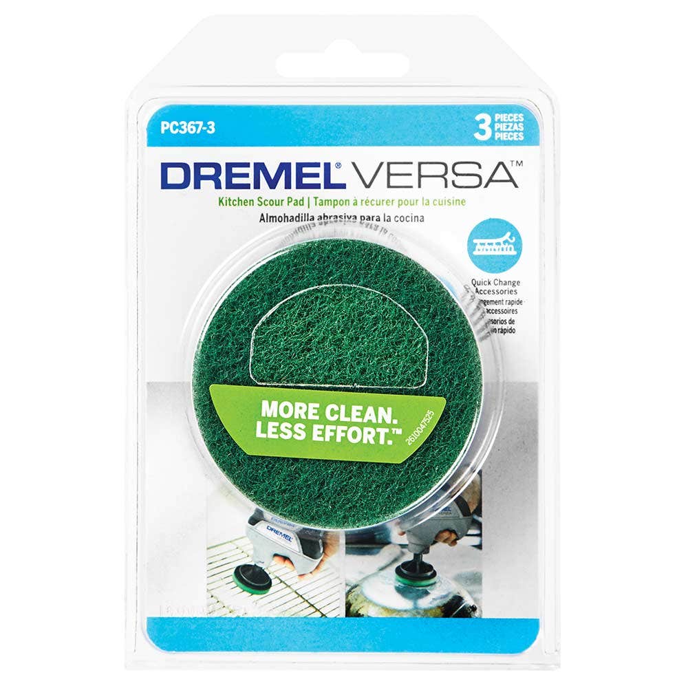 DREMEL PC367-3 Power Scrubber Kitchen Scour Pad 2615P367AA