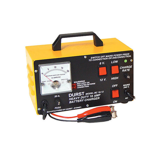 DURST 16Amp 6 12V Battery Charger BC-1612