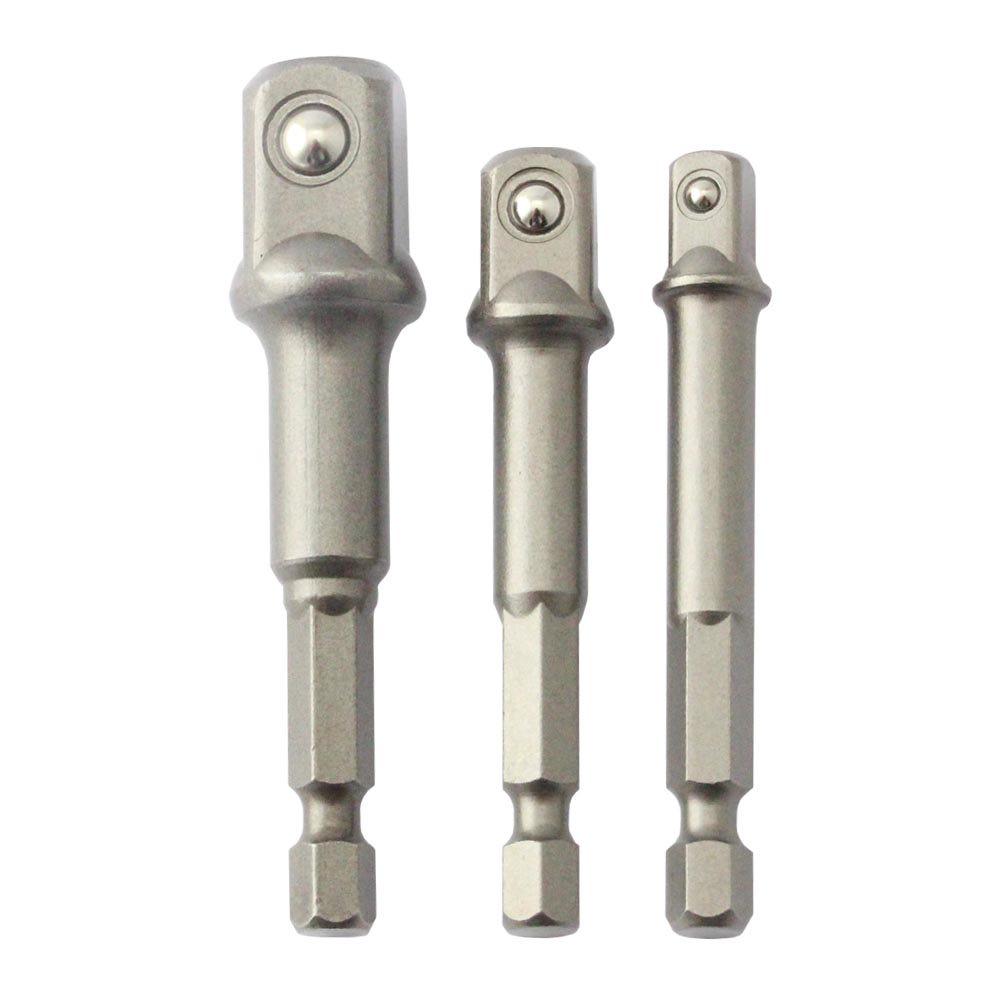 DURUM 1 4-Hex to Socket Drive Adaptor Bit Set - 3 Piece