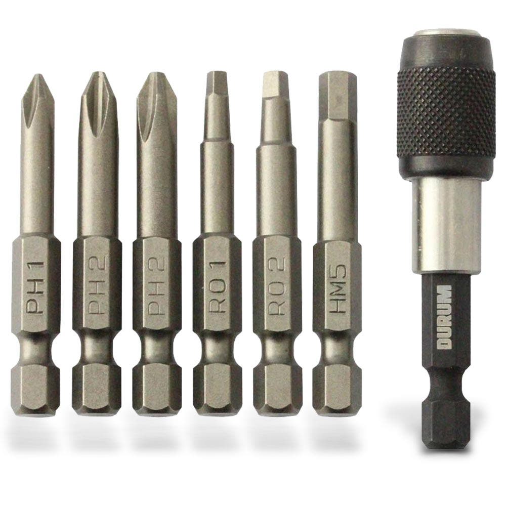 DURUM 50mm Power Screwdriver Set - 7 Piece