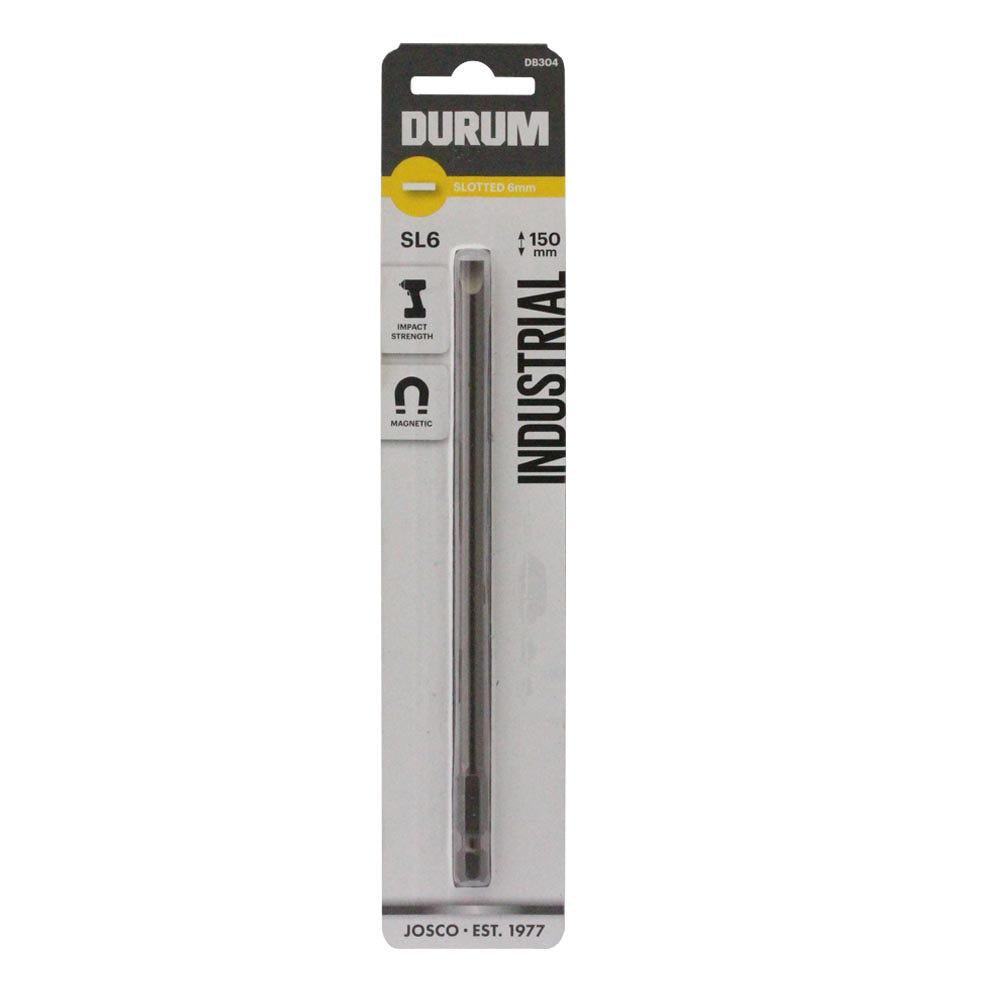 DURUM 6 x 150mm Slotted Power Screwdriver Bit