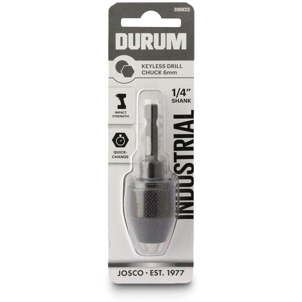 DURUM 6mm 1 4-Hex Quick-Change Keyless Chuck