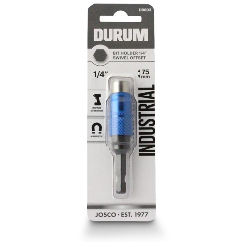 DURUM 75mm Magnetic Offset Swivel Bit Holder DB803