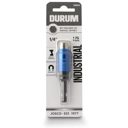 DURUM 75mm Magnetic Offset Swivel Bit Holder DB803