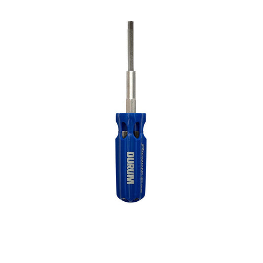 DURUM 7PC 75mm Multi-Bit Set Hex Metric Blue Screwdriver DB99002