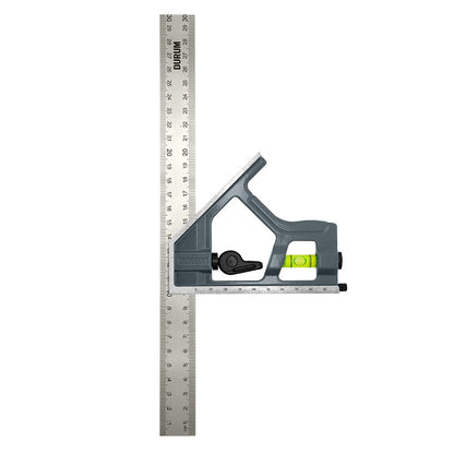 DURUM Quickdraw 300mm Combination Square Metal DB10103