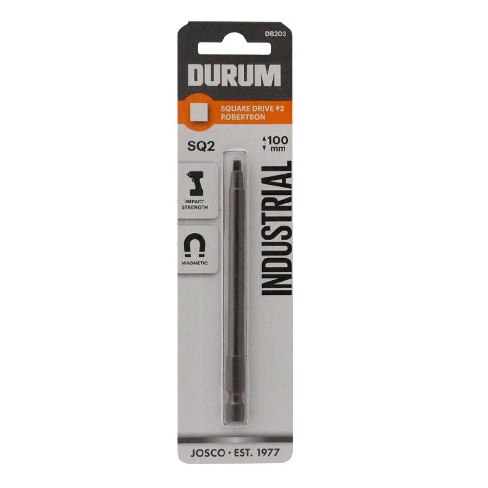 DURUM R2 x 100mm Robertson Square Power Screwdriver Bit