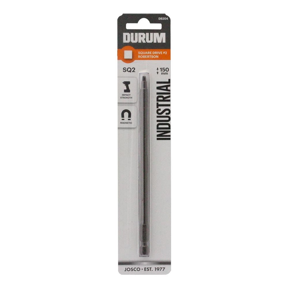DURUM R2 x 150mm Robertson Square Power Screwdriver Bit