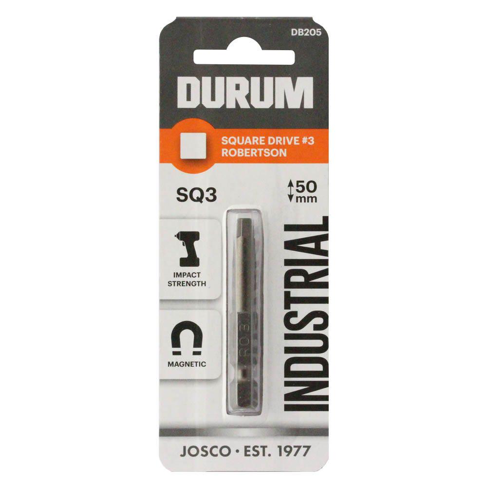 DURUM R3 x 50mm Robertson Square Power Screwdriver Bit