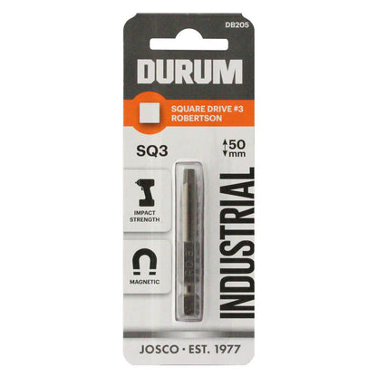 DURUM R3 x 50mm Robertson Square Power Screwdriver Bit