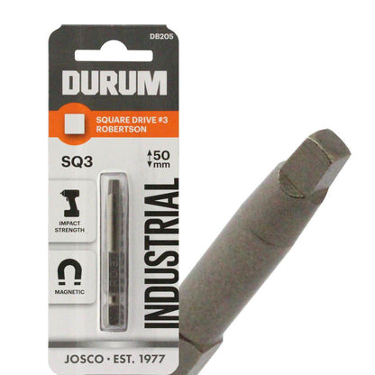 DURUM R3 x 50mm Robertson Square Power Screwdriver Bit