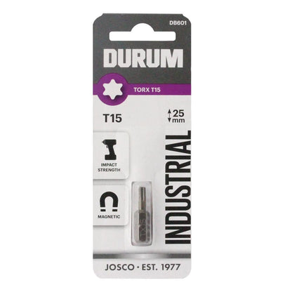 DURUM T15 x 25mm Torx Insert Screwdriver Bit