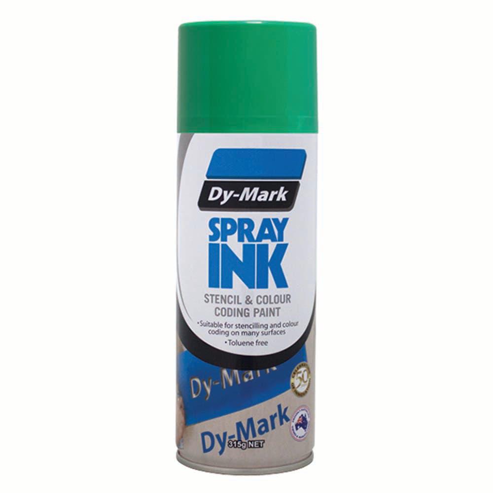 DYMARK 315g Spray Ink Green Stencil and Colour Coding Paint 39013504