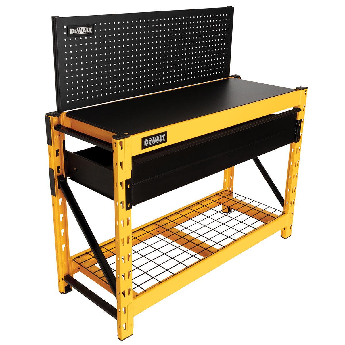 DeWALT 2 Shelf Industrial Storage Rack Work Station