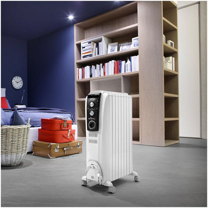 De'Longhi 1500W Dragon Oil Column Heater With Timer
