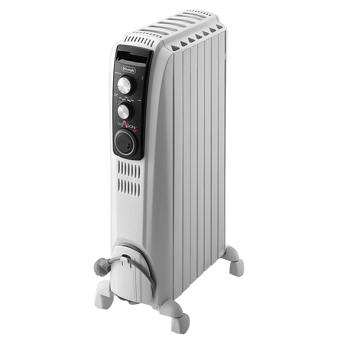 De'Longhi 1500W Dragon Oil Column Heater With Timer