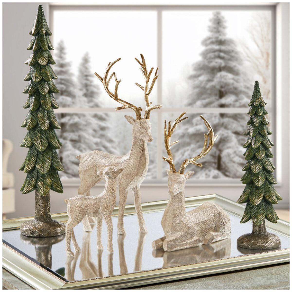 Deer Family And Tree Set 5 Piece