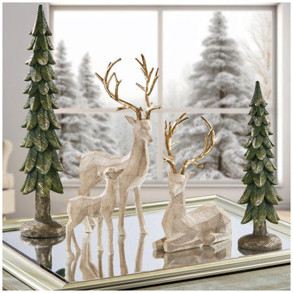 Deer Family And Tree Set 5 Piece