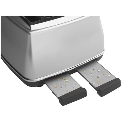 Delonghi Icona Classic 4 Slice Toaster Silver