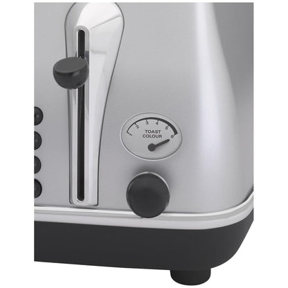 Delonghi Icona Classic 4 Slice Toaster Silver