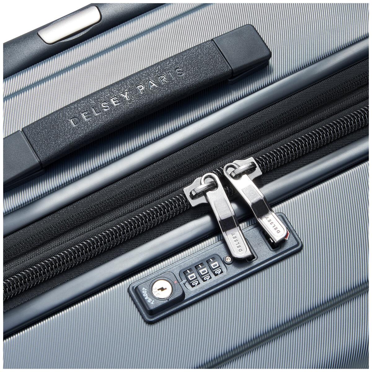 Delsey Helium Edge Hardside Luggage Set 2 Piece Graphite