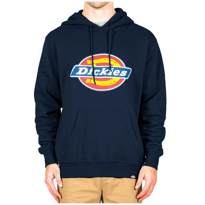 Dickies Relaxed Fit Logo Fleece Hoodie Grey Marle