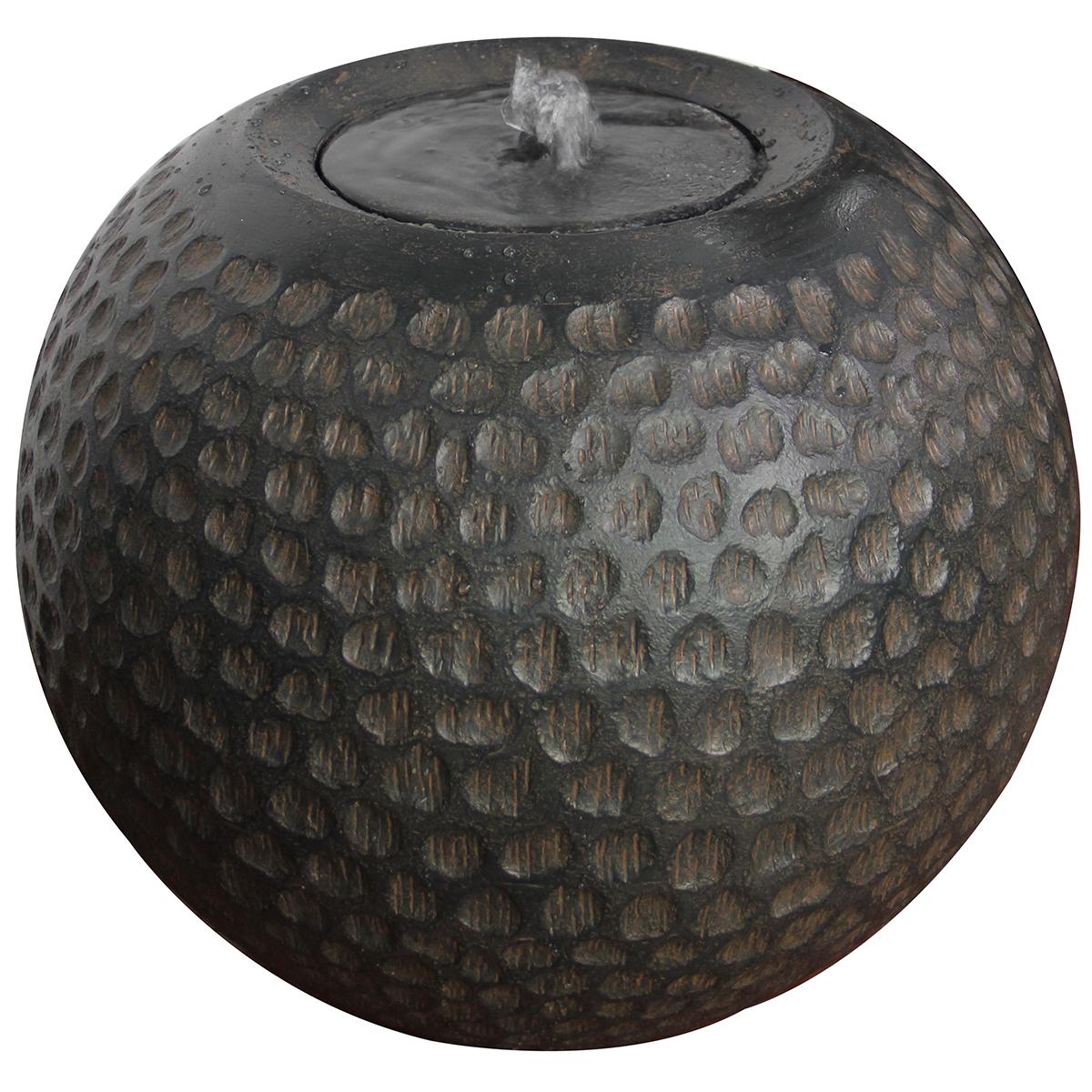 Dimple Ball Outdoor Water Feature