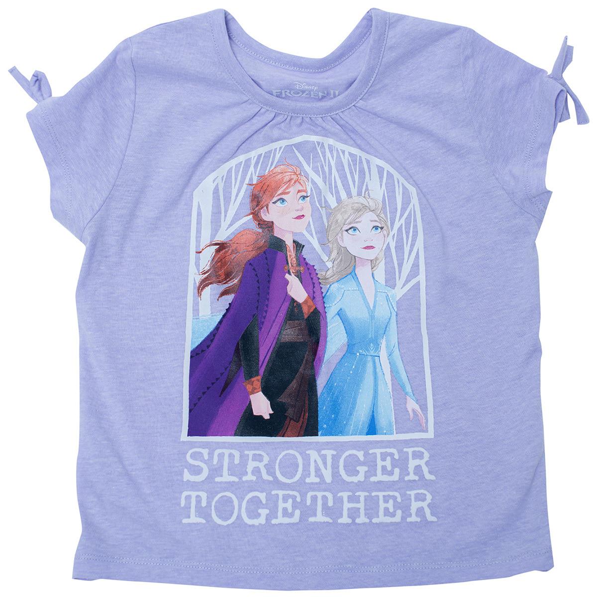 Disney and Marvel Character Girls' Tees 3pk Frozen