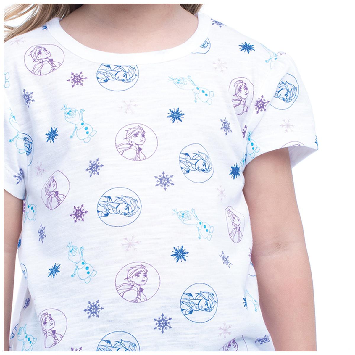 Disney and Marvel Character Girls' Tees 3pk Frozen