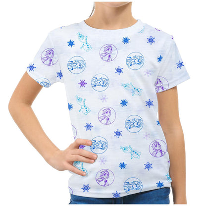Disney and Marvel Character Girls Tees 3 Pack