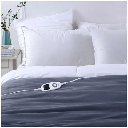 Dreamaker Cotton Cover Heated Weighted Electric Throw Blanket 5kg