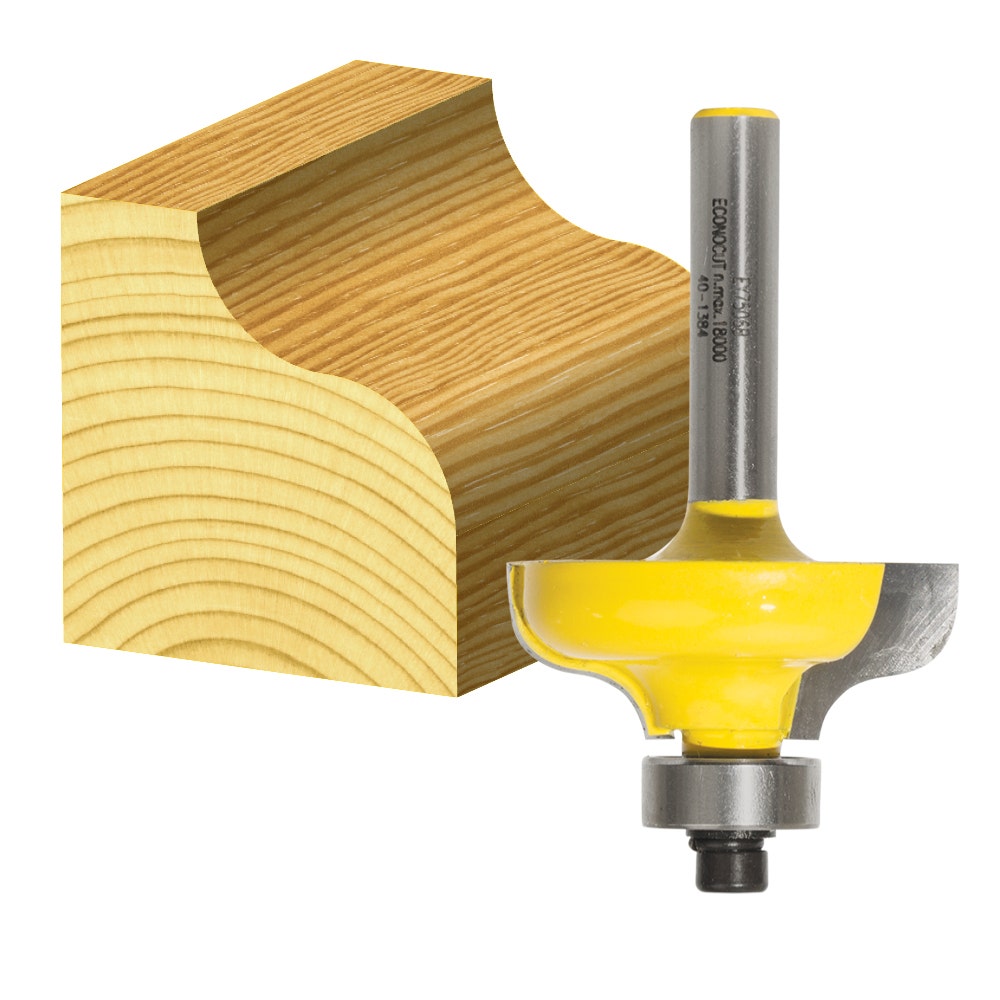 ECONOCUT Router Bit TCT Ogee 4.8mm 1 4inch -Shank EY 7506 B