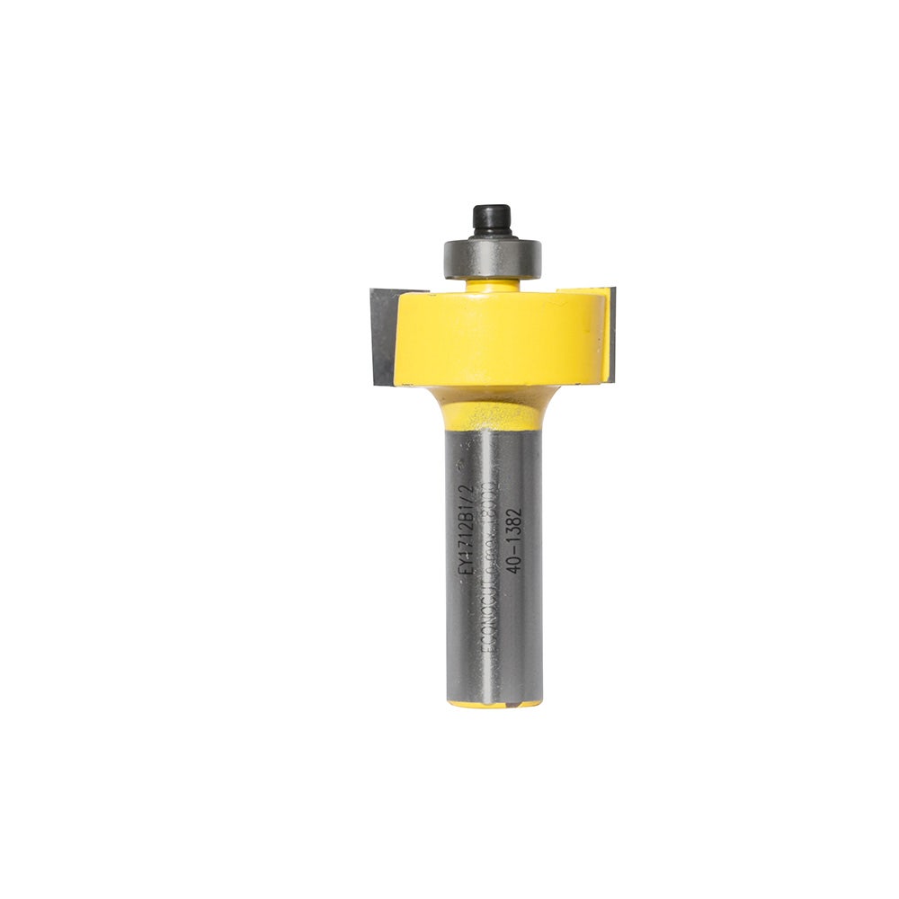 ECONOCUT Router Bit TCT Rebating 9.5mm 1 2inch -Shank EY 1712 B 1 2