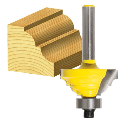 ECONOCUT Router Bit TCT Classical 3.2mm Radius 1 4inch -Shank EYC 8 B