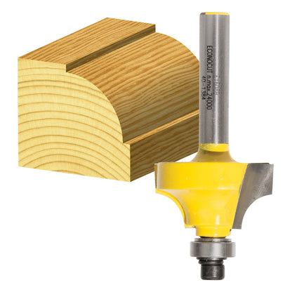 ECONOCUT Router Bit TCT Beading 6.35mm 1 4inch -Shank EY 608 B