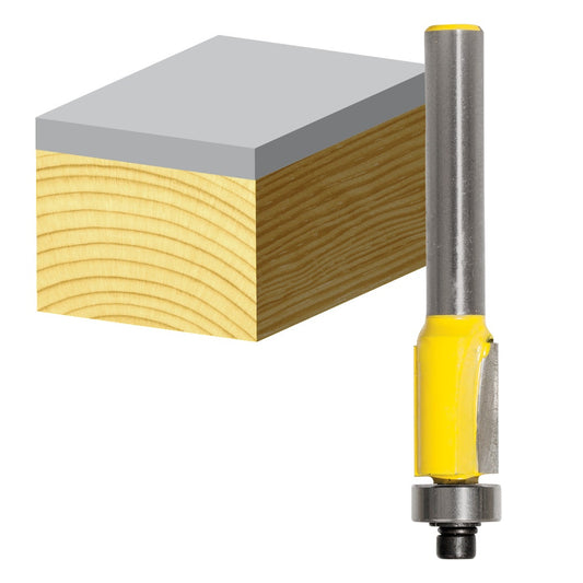 ECONOCUT Router Bit TCT Flush Trim 9.5mm 1 4inch -Shank EY 8012 B
