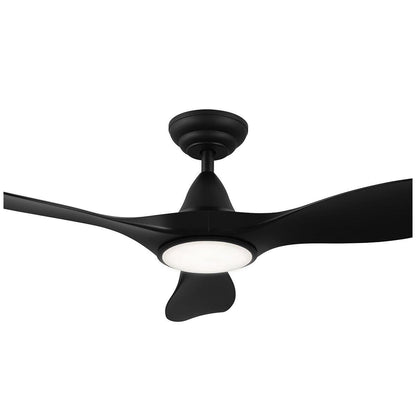 EGLO Noosa DC Fan 18W Tri-Colour LED Light Black