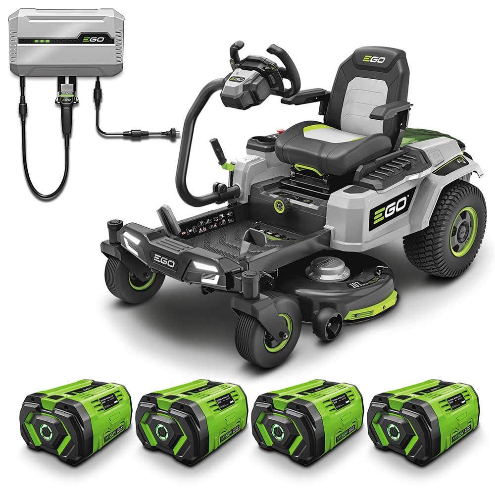 EGO POWER+ 56V 4 x 12Ah 42inch E Steer Zero Turn Ride on Mower Kit ZT4205E-S