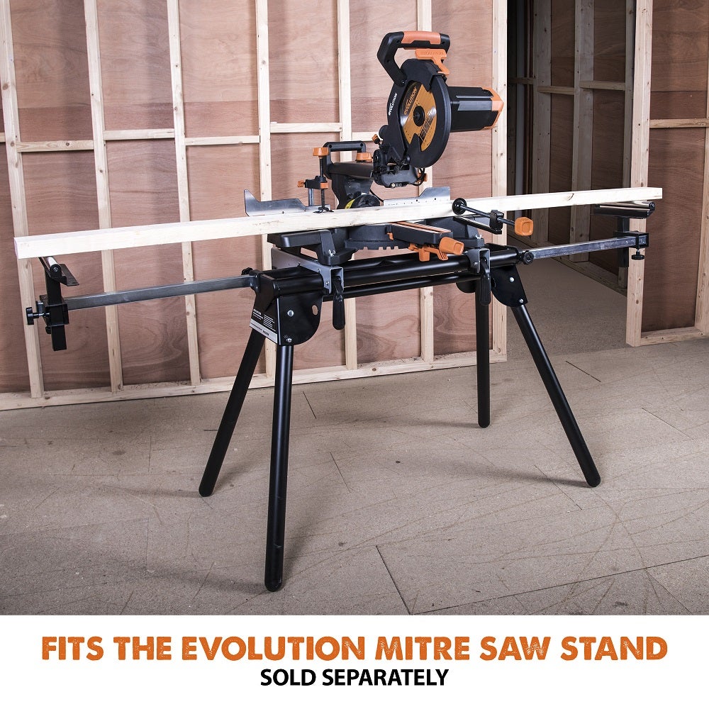 EVOLUTION 2000W 255mm Multi-Material Sliding Mitre Saw R255SMS