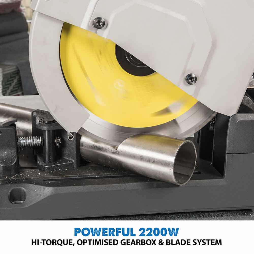 EVOLUTION 2200W 355mm Cold Cut Saw for Steel Cutting S355CPS