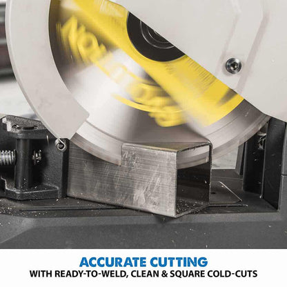 EVOLUTION 2200W 355mm Cold Cut Saw for Steel Cutting S355CPS