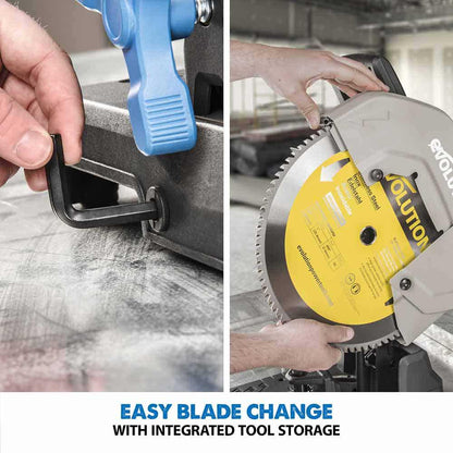 EVOLUTION 2200W 355mm Cold Cut Saw for Steel Cutting S355CPS