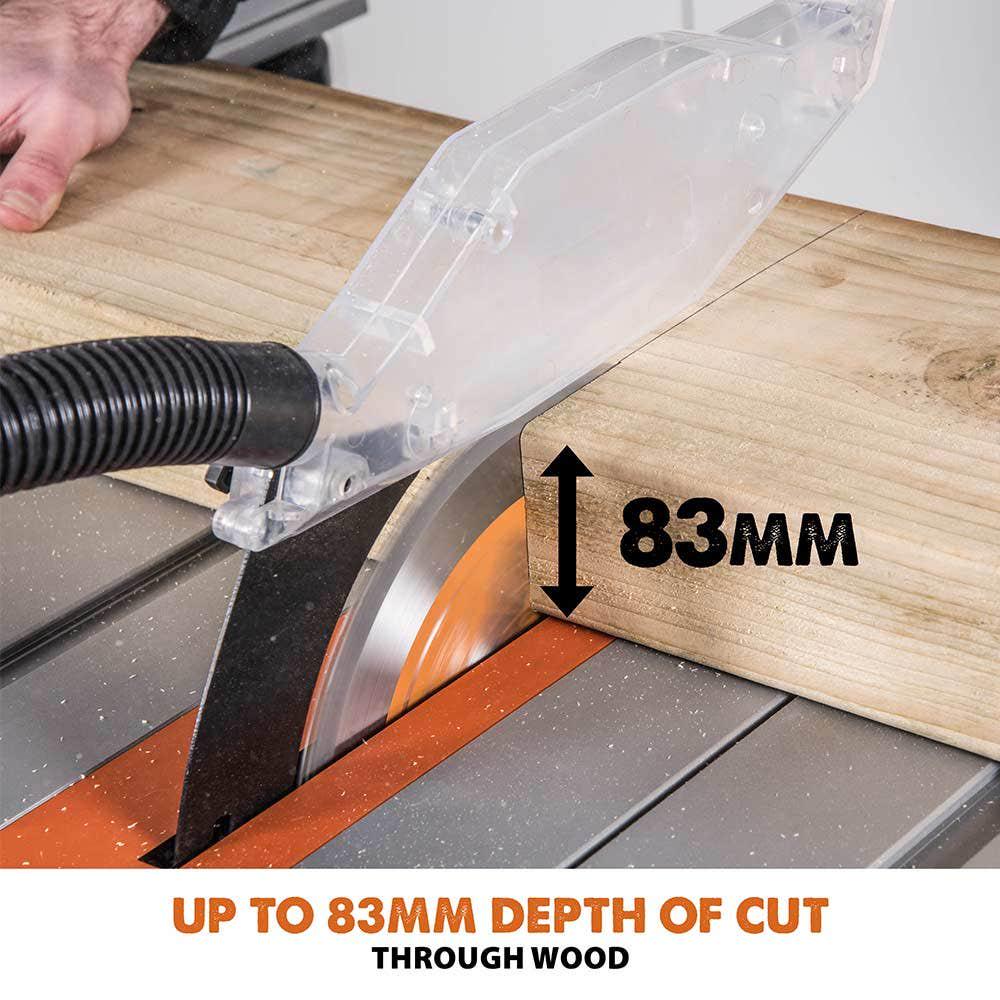 EVOLUTION 255mm 1500W Multi-Purpose Table Saw RAGE5S