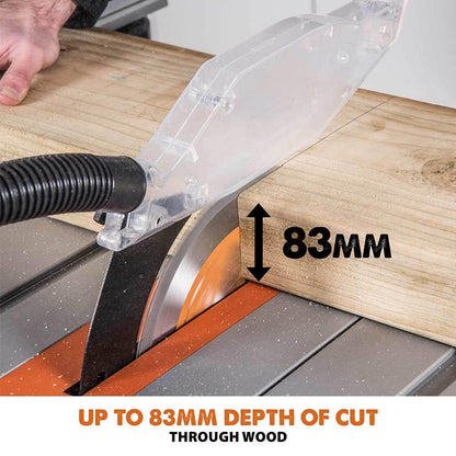 EVOLUTION 255mm 1500W Multi-Purpose Table Saw RAGE5S